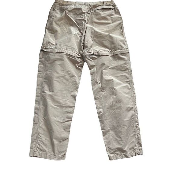 Columbia khaki beige zip off pants Shorts size 12 - Picture 2 of 10
